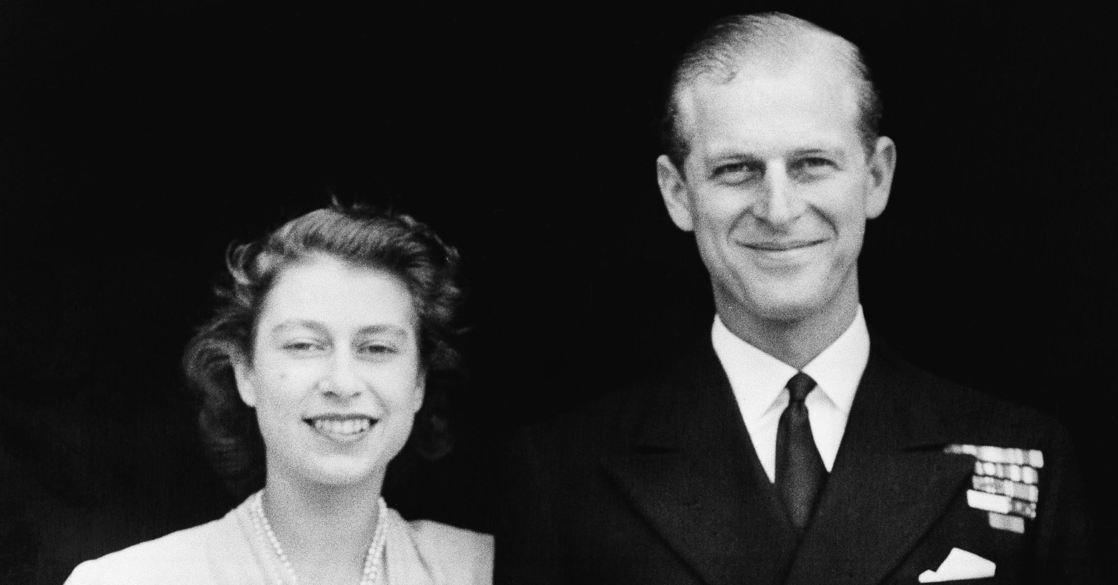 Britain's Princess Elizabeth and her fiance, Lt. Philip Mountbatten, are seen in London on July 10, 1947.