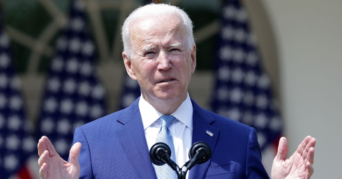 President Joe Biden speaks during an event on gun control in the Rose Garden of the White House in Washington on Thursday.
