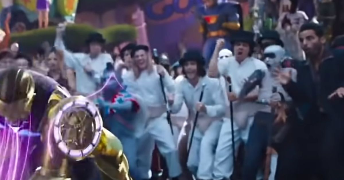 Characters from Stanley Kubrick's controversial 1971 film "A Clockwork Orange" are seen in a trailer for "Space Jam 2."