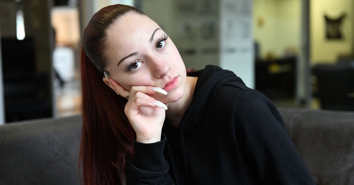 Rapper Bhad Bhabie, real name Danielle Bregoli, attends a recording session at Atlantic Records Studios on March 13, 2018, in Los Angeles.