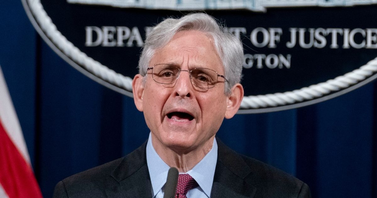 Attorney General Merrick Garland speaks about the jury's verdict in the case against former Minneapolis police officer Derek Chauvin at the Department of Justice in Washington on Wednesday.