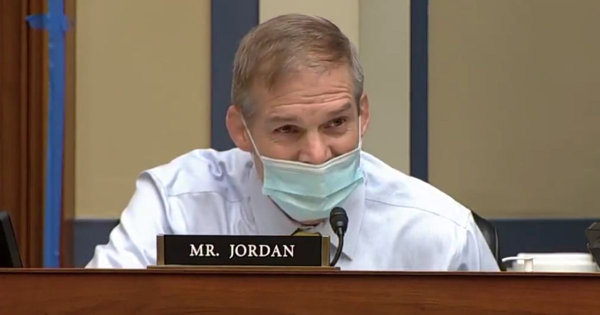 Republican Rep. Jim Jordan of Ohio speaks during a contentious House hearing on Thursday.