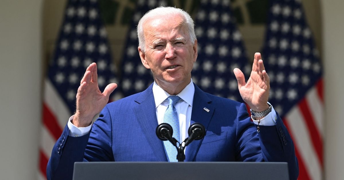 President Joe Biden speaks about gun control in the Rose Garden of the White House in Washington, D.C., on Thursday.
