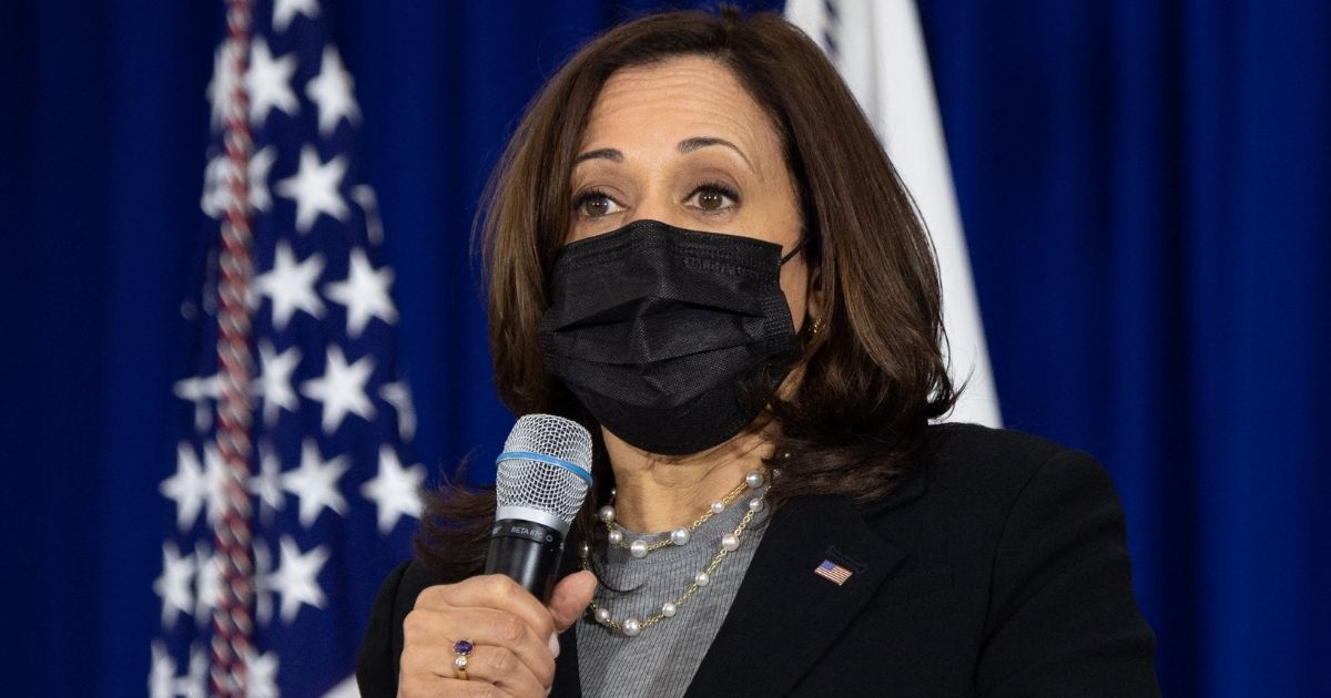Vice President Kamala Harris speaks after touring the International Brotherhood of Electrical Workers Training Center in Concord, New Hampshire, on Friday.