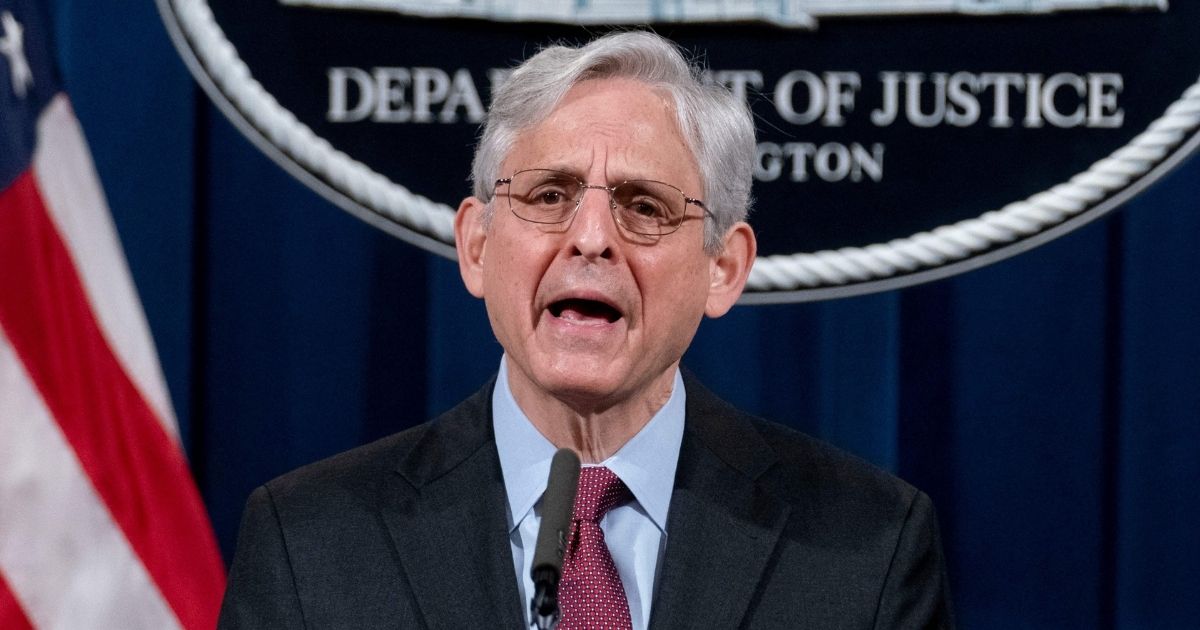 Attorney General Merrick Garland speaks about the jury's verdict in the case against former Minneapolis Police Officer Derek Chauvin in the death of George Floyd at the Department of Justice on Thursday in Washington, D.C.