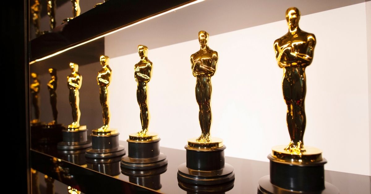 In this handout photo provided by A.M.P.A.S. Oscars statuettes are on display backstage during the 92nd Annual Academy Awards at the Dolby Theatre on Feb. 9, 2020, in Hollywood, California.