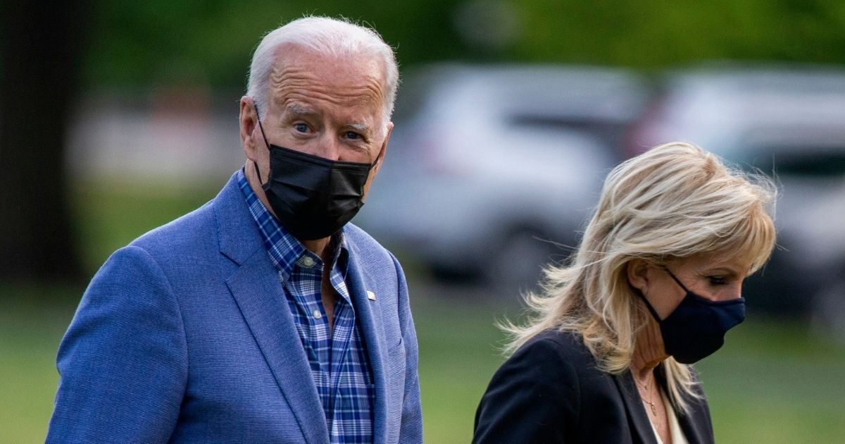 President Joe Biden and first lady Jill Biden return to the White House o Sunday after spending the weekend in Delaware.