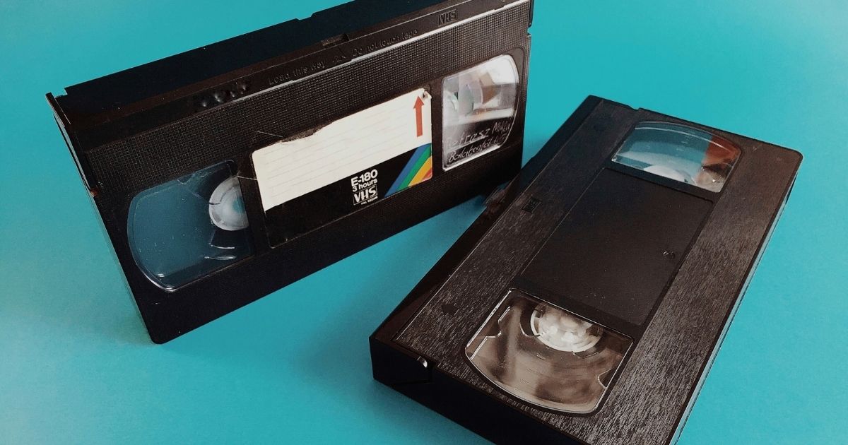 The above stock image shows two VHS tapes. Caron McBride found out that she was charged with a felony for not returning a video more than twenty years ago.