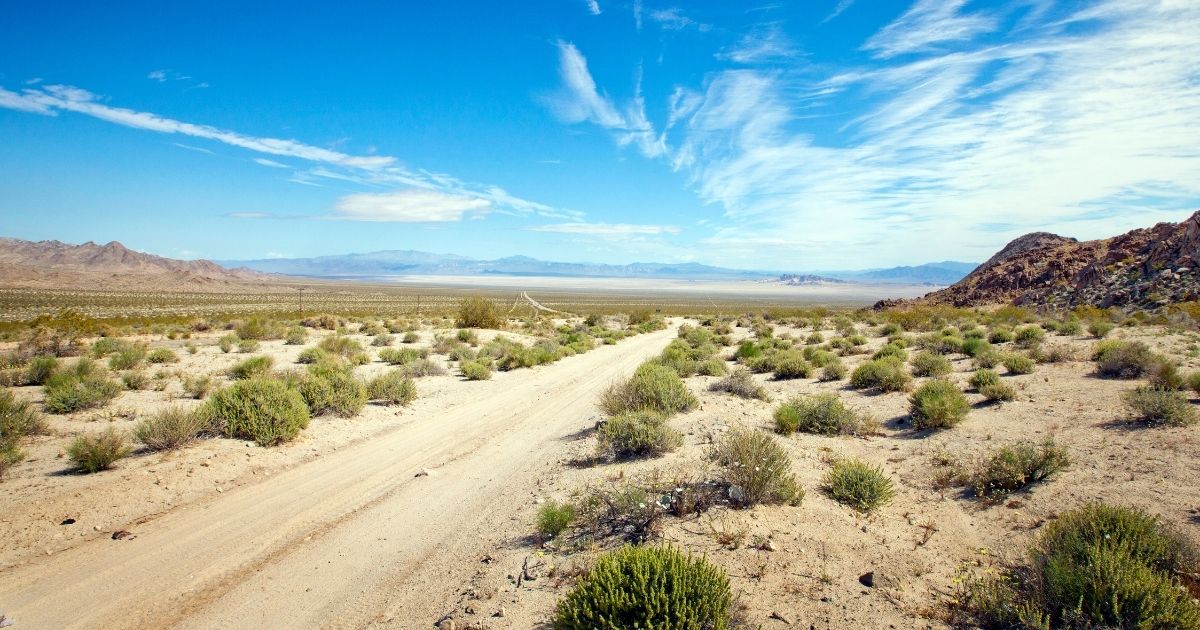 The Mojave Desert is seen in the above stock image.