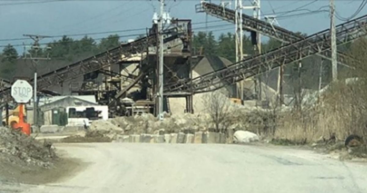 The quarry at Torromeo Industries where the gender reveal explosion was said to have taken place.