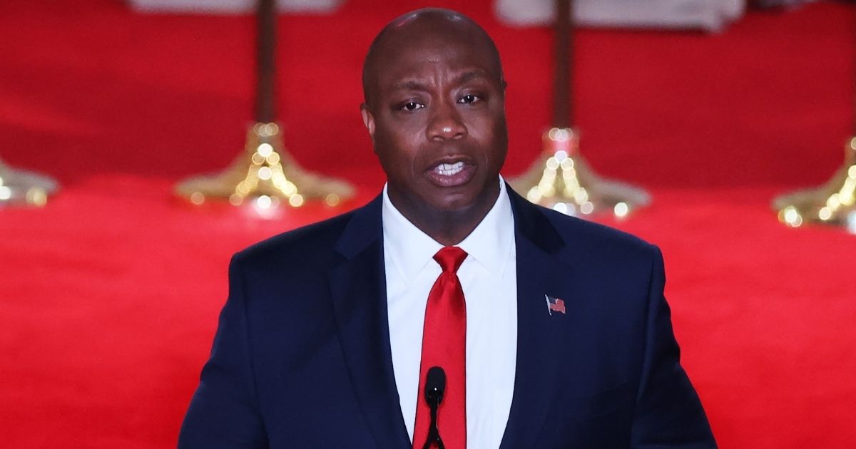 U.S. Sen. Tim Scott, pictured in a file photo from the Republican National Convention in August.