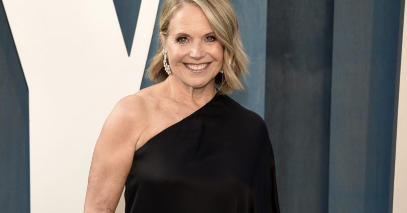 Katie Couric attends the Vanity Fair Oscar Party in Beverly Hills, California, on March 27.