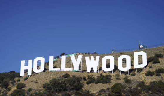 The Hollywood sign in Los Angeles, California, is pictured on Thursday.