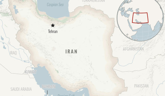 A map of Iran shows the capital city of Tehran.