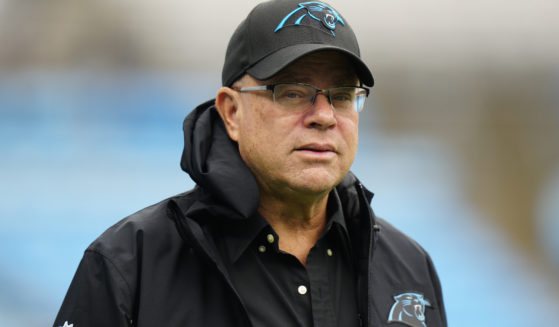 Carolina Panthers owner David Tepper watches warm-ups before an NFL football game between the Carolina Panthers and the Denver Broncos on Nov. 27 in Charlotte, North Carolina. A sheriff in South Carolina has announced his office has started a criminal investigation into whether Tepper or his company misused public money meant for a failed practice facility.