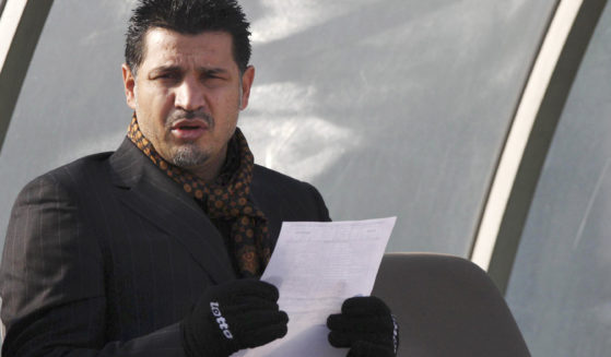 Ali Daeim, then the coach of Iran's soccer team, is pictured before an Asian Cup 2011 qualifying soccer match between Iran and Singapore in Tehran, Iran, on Jan. 14, 2009.