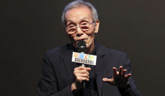 Oh Young-Soo speaks during a news conference at the Welcome Daehakro Festival 2022 in Seoul, South Korea, on Sept. 21.