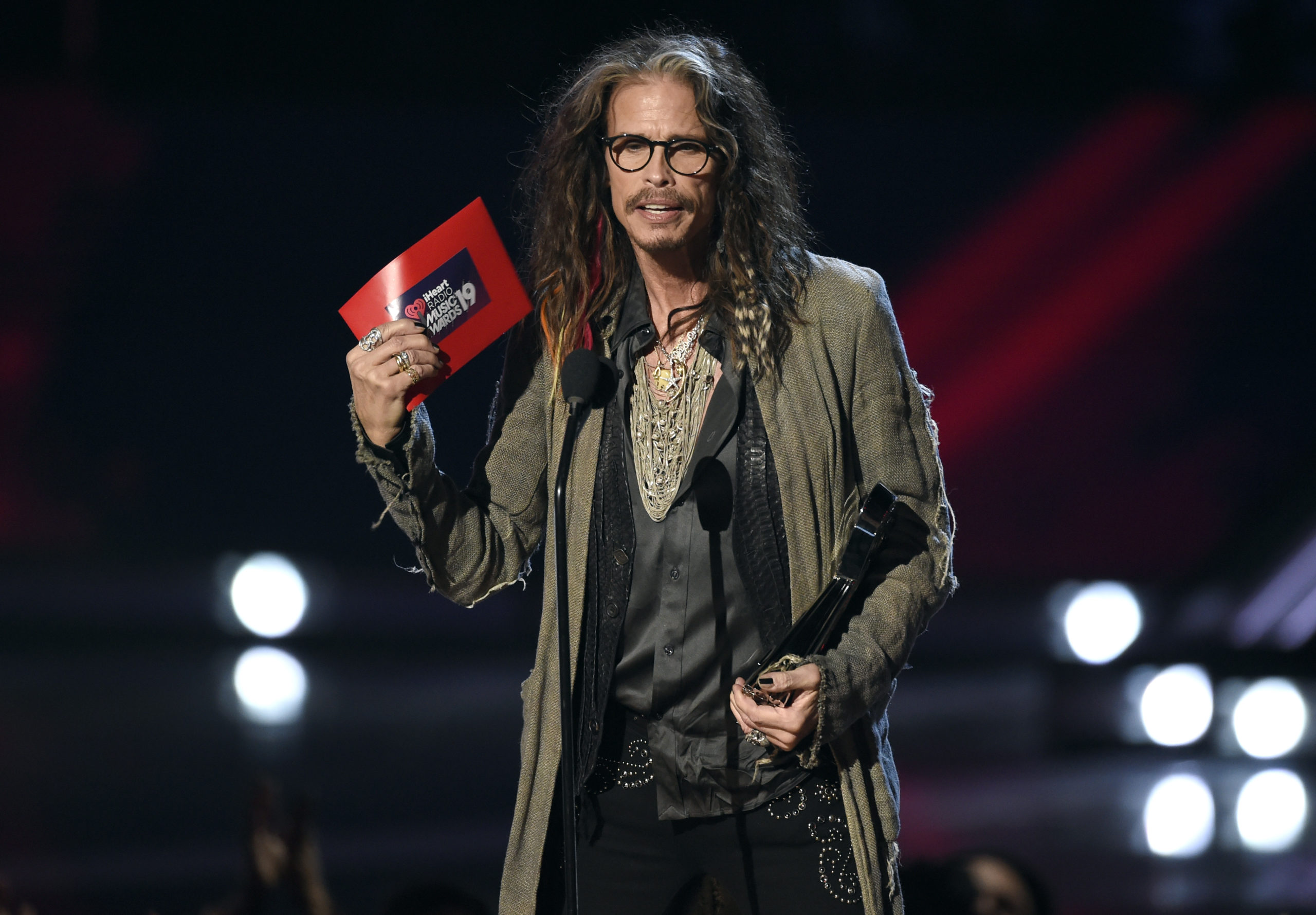 Aerosmith front man Steven Tyler, seen in a 2019 file photo, is the target of a lawsuit by a woman who has previously said Tyler had an illicit sexual relationship with her when she was a teenager.