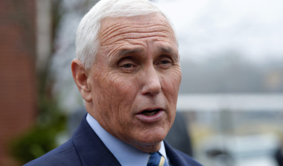 Former Vice President Mike Pence speaks with reporters on Dec. 6 at Garden Sanctuary Church of God in Rock Hill, S.C. Documents with classified markings were discovered in Pence's home in Indiana last week, according to his attorney.