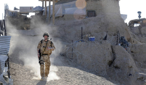 Britain's Prince Harry is seen on patrol in Afghanistan in a file photo from January 2008. Harry alleges in a much-anticipated new memoir incendiary revelations regarding his role in killing people during his military service in Afghanistan.