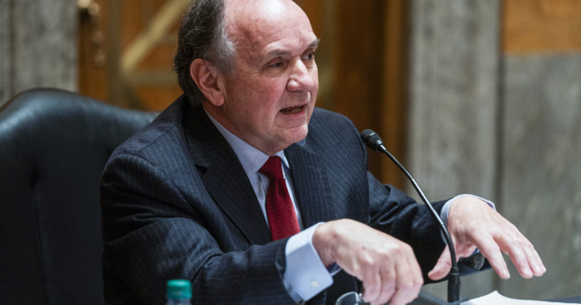 Jim Troupis, an attorney for then-President Donald Trump, speaks during a Senate Homeland Security & Governmental Affairs Committee hearing to discuss election security and the 2020 election process on Dec. 16, 2020, on Capitol Hill.