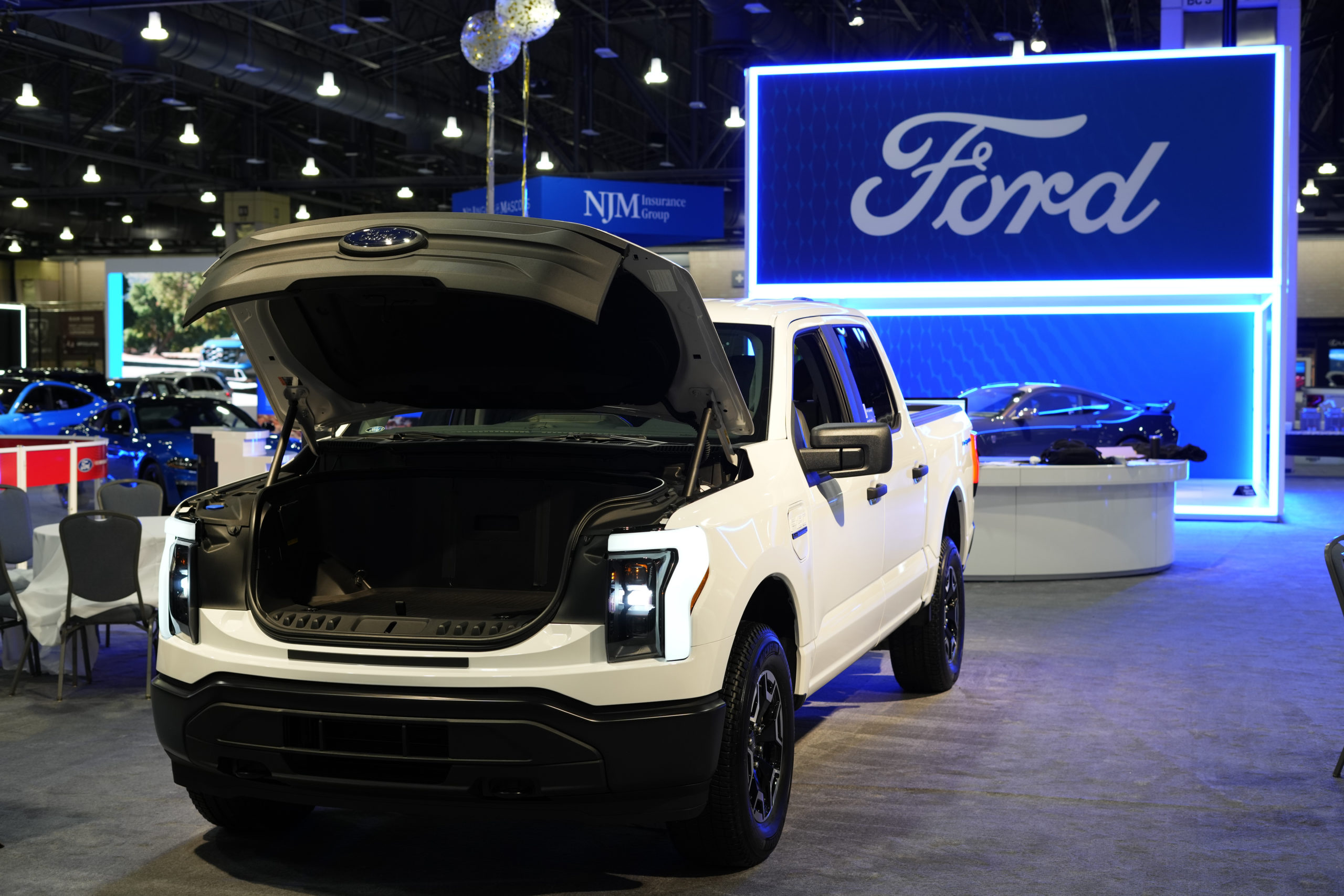 an Ford F-150 Lightning