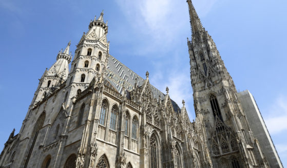 St. Stephan's Cathedral is pictured in the city center of Vienna, Austria, on Aug. 13, 2021.