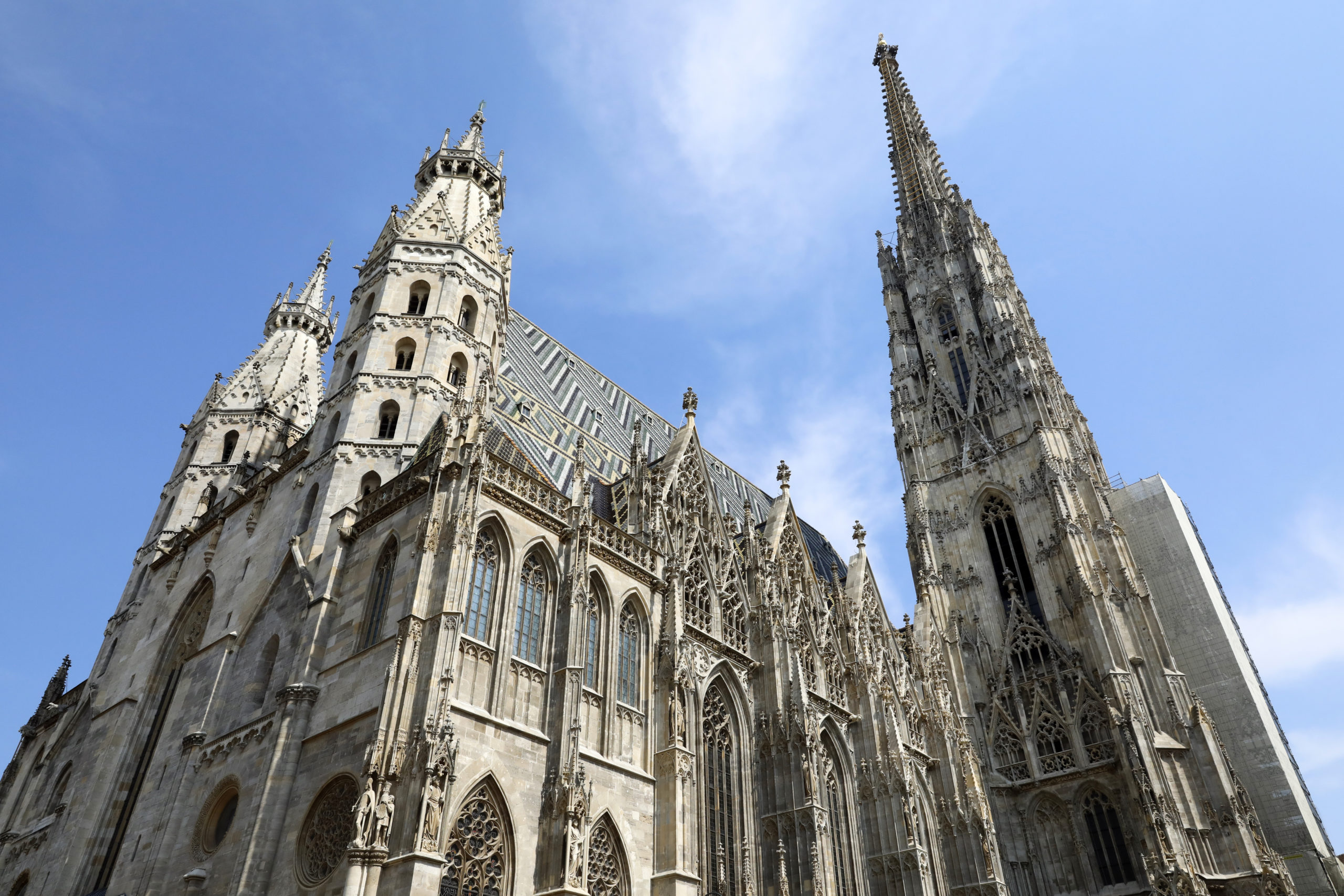 St. Stephan's Cathedral is pictured in the city center of Vienna, Austria, on Aug. 13, 2021.