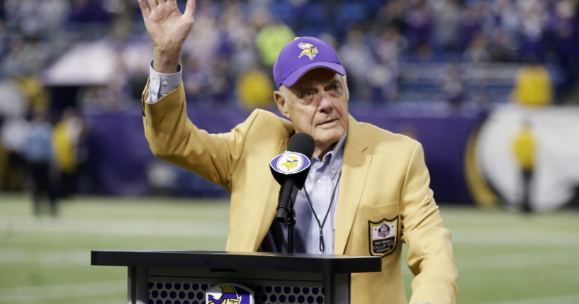 Former Minnesota Vikings Hall of Fame coach Bud Grant has died at age 95.