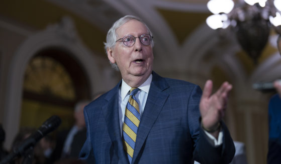 Senate Minority Leader Mitch McConnell of Kentucky, pictured at a news conference in a March 7 file photo.