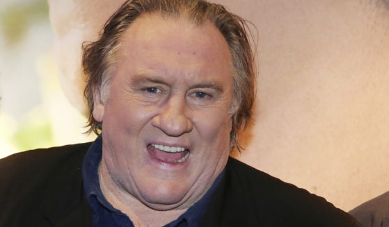 Actor Gérard Depardieu attends the Nov. 14, 2016, premiere of "Tour de France" in Paris.