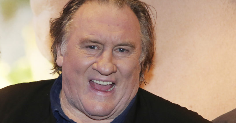 Actor Gérard Depardieu attends the Nov. 14, 2016, premiere of "Tour de France" in Paris.