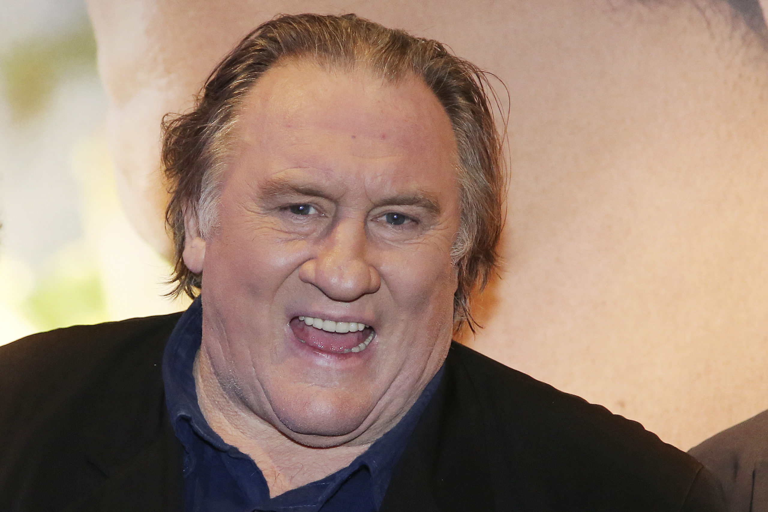 Actor Gérard Depardieu attends the Nov. 14, 2016, premiere of "Tour de France" in Paris.