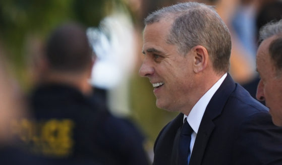 President Joe Biden's son Hunter Biden arrives for a court appearance in Wilmington, Delaware, Oct. 3.