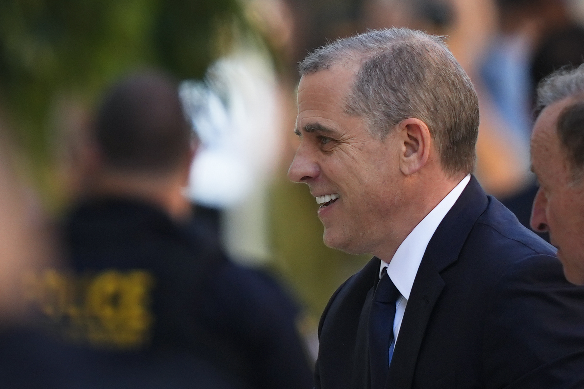 President Joe Biden's son Hunter Biden arrives for a court appearance in Wilmington, Delaware, Oct. 3.