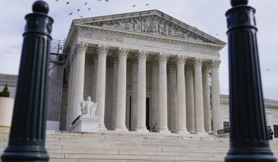 The exterior of the U.S. Supreme Court in Washington, D.C., is pictured on Wednesday.