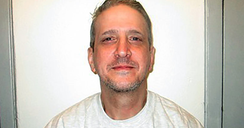 Oklahoma death row inmate Richard Glossip is pictured in a Feb. 19, 2021, file photo.