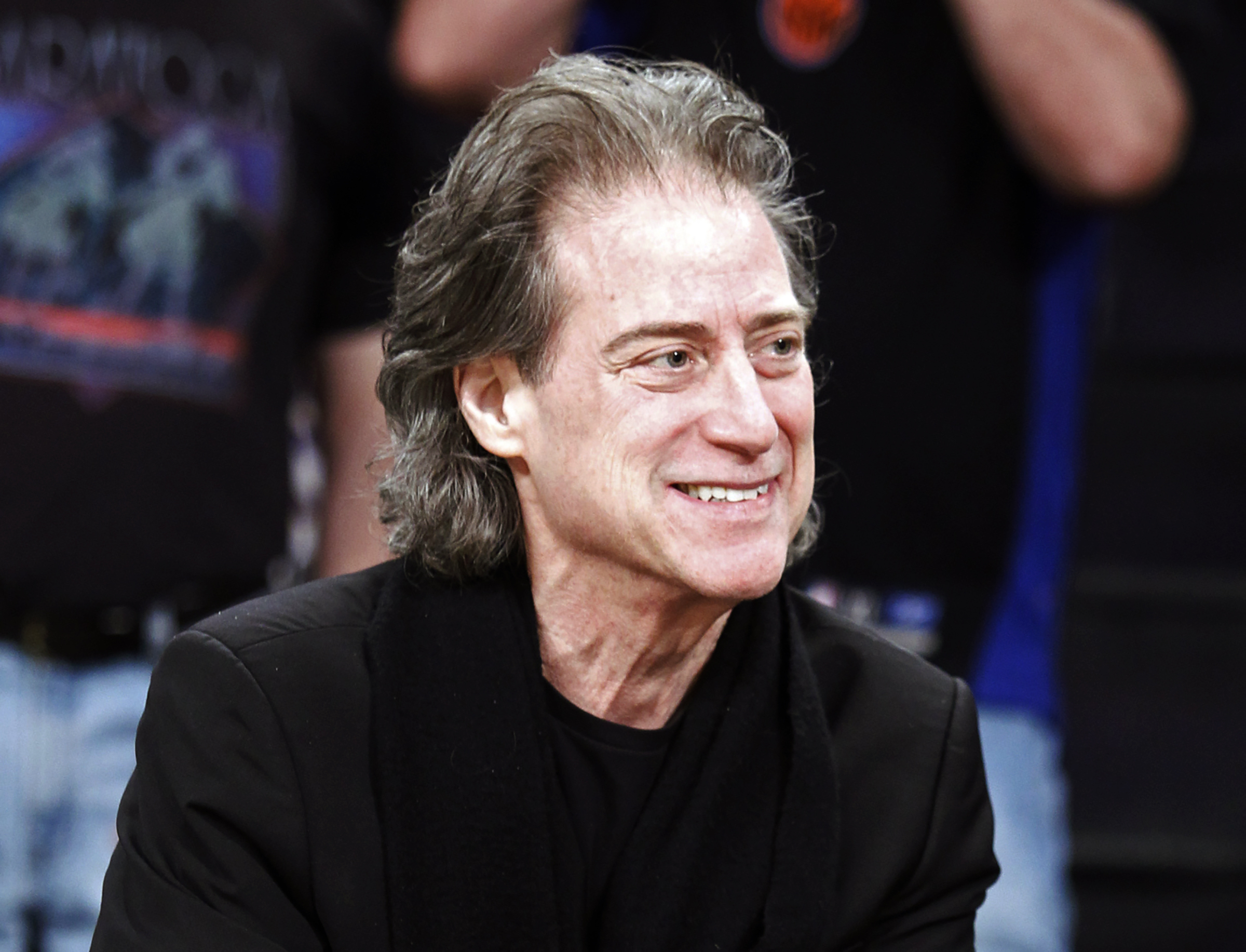 Comedian Richard Lewis attends an NBA basketball game in Los Angeles, California, on Dec. 25, 2012.