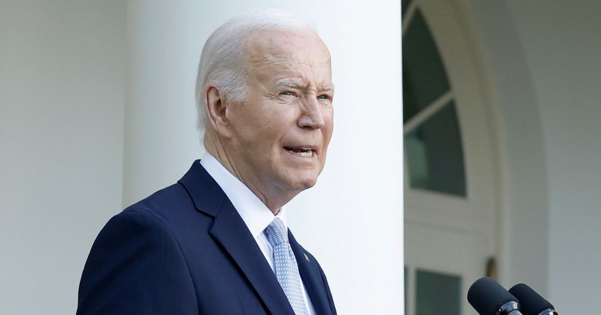 President Joe Biden speaks at a reception celebrating Jewish American Heritage Month in the Rose Garden of the White House in Washington on Monday.