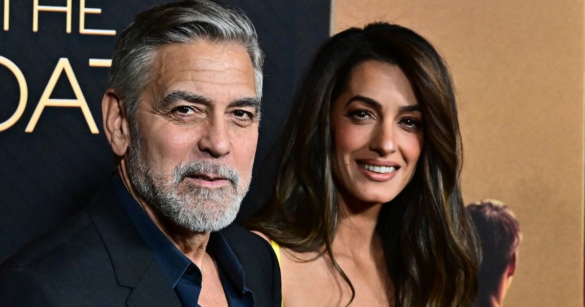 eorge Clooney, left, and Amal Clooney attend the Los Angeles premier of "The Boys in the Boat" in Beverly Hills, California, on Dec. 11, 2023.