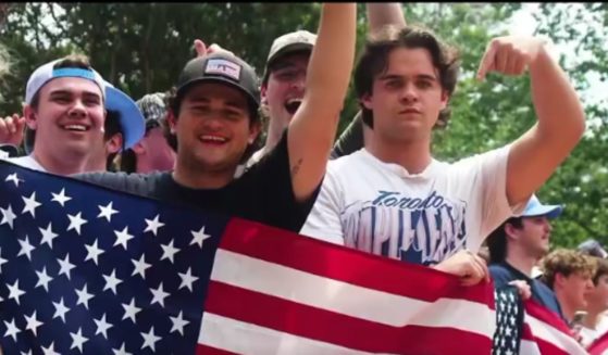 A new campaign ad for former President Donald Trump features college student counter-protesters, highlighting their patriotism in the midst of pro-Palestinian and pro-Hamas protests on college campuses across the country.