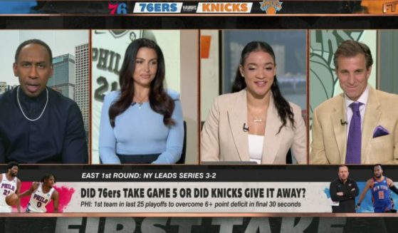 Stephen A. Smith talks about the Knicks' collapse on ESPN's "First Take."