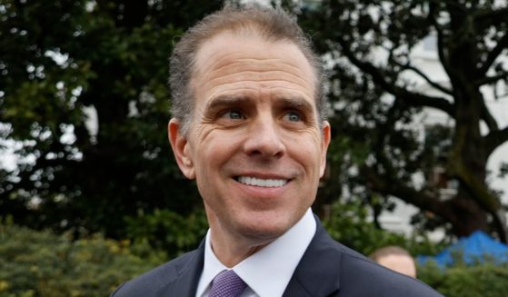 Hunter Biden, son of President Joe Biden, looks on during the White House Easter Egg Roll on the South Lawn in Washington on April 1.