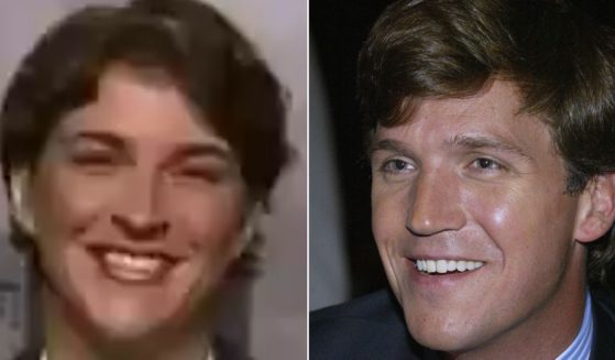 Early in their respective broadcast careers, Rachel Maddow, left, and Tucker Carlson, right, exchanged friendly banter about their opposing political views.