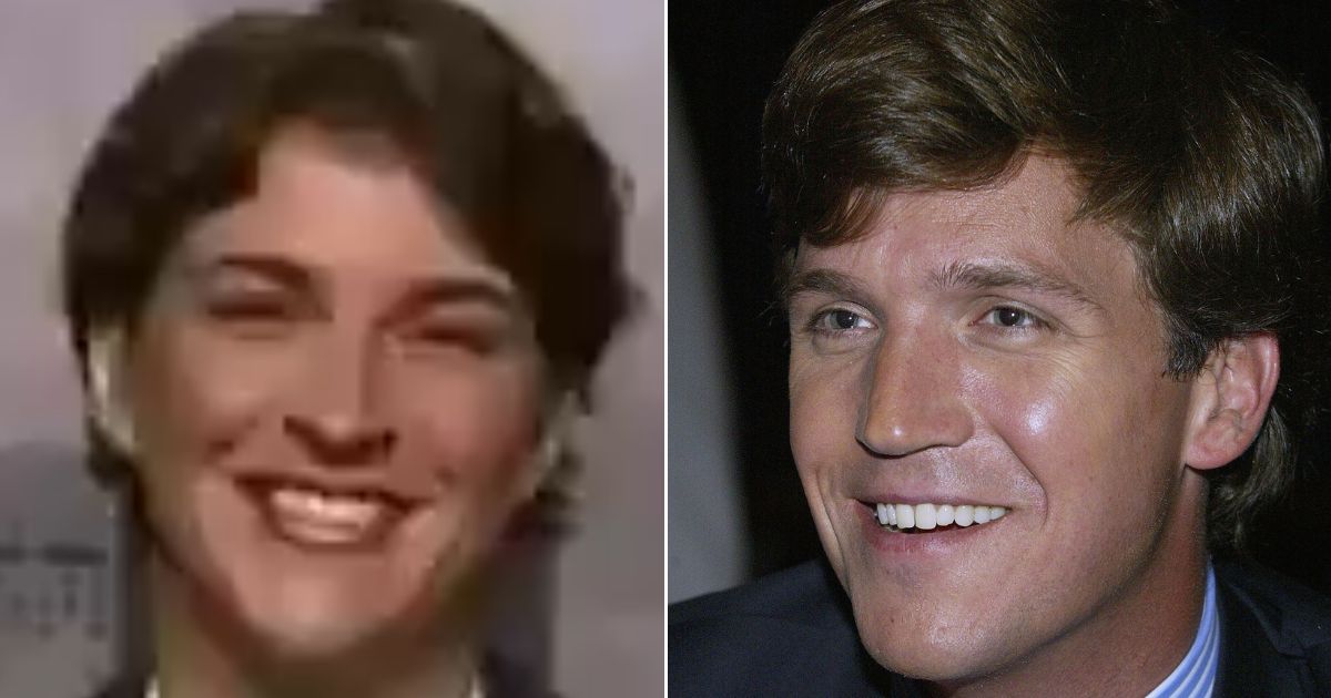 Early in their respective broadcast careers, Rachel Maddow, left, and Tucker Carlson, right, exchanged friendly banter about their opposing political views.