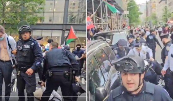 While hundreds of pro-Palestinian protesters from Hunter College descended on the Met Gala in New York City on Monday, the NYPD made numerous arrests while keeping the protesters from the event.