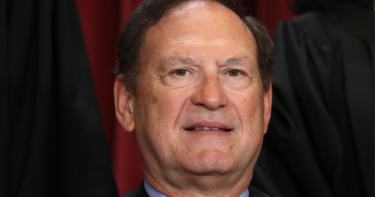 United States Supreme Court Associate Justice Samuel Alito poses for an official portrait at the East Conference Room of the Supreme Court building in Washington, D.C., on Oct. 7, 2022.