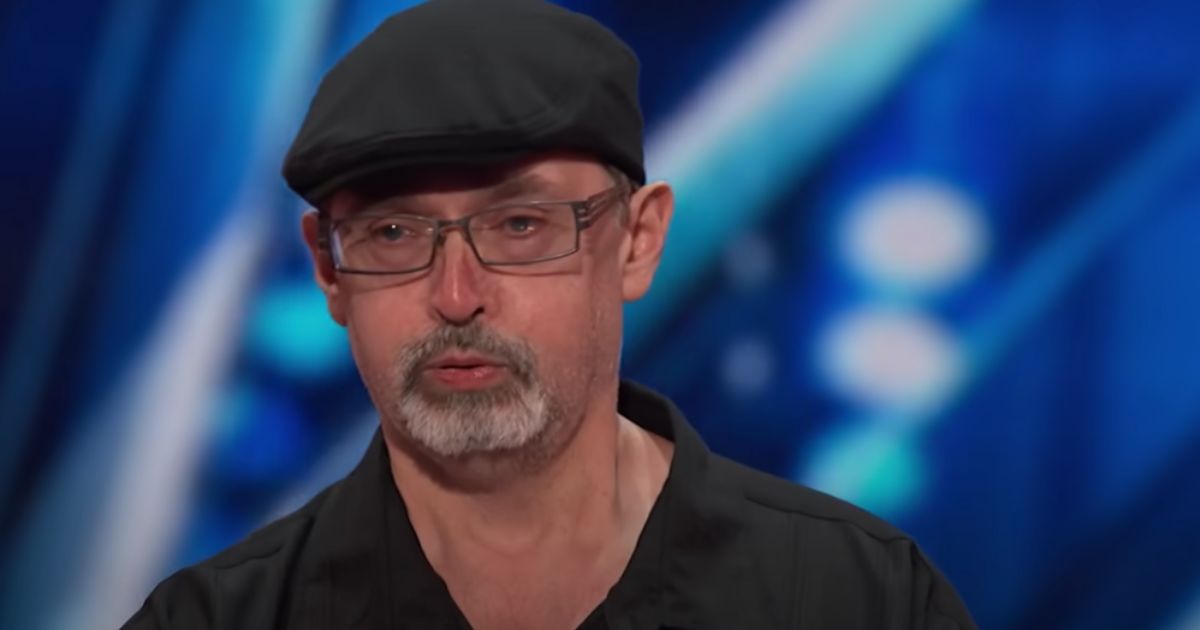 Richard Goodall, a middle-school janitor from Terre Haute, Indiana, gets emotional shortly after finishing an extraordinary version of the Journey song "Don't Stop Believin' on the TV show "America's Got Talent" last month.