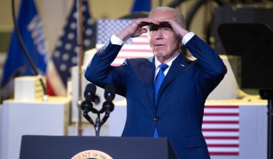 U.S. President Joe Biden arrives for an event at Gateway Technical College’s iMet Center on May 8, 2024 in Sturtevant, Wisconsin.