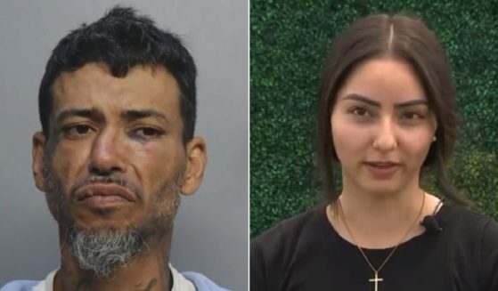 Car burglary suspect Luis Machado, left; powerlifting waitress Miurell Vargas, right.